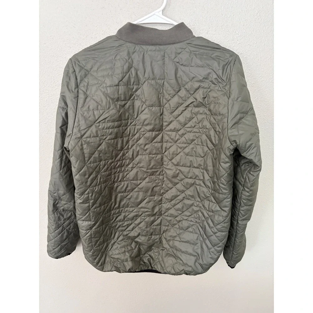 Nike Sportswear Quilted Primaloft Bomber Jacket Olive Green Women's Medium